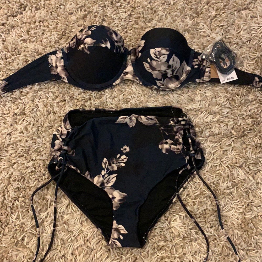 Rachel Roy | Swimsuit Bikini Set | Small, Medium